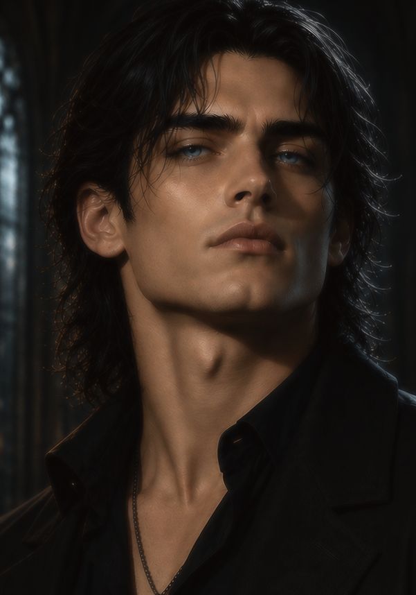 Dorian Caelthorn, der Fae-Prinz aus der Silberspur-Trilogie: schwarzes Haar, stahlblaue Augen